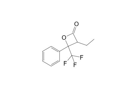 u-3-Ethyl-4-phenyl-4-(trifluoromethyl)oxetan-2-one