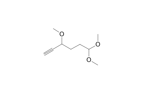 4-Methoxy-5-hexyne-1-al dimethyl acetal