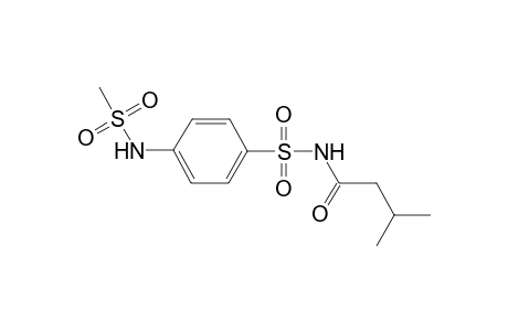 benzenesulfonamide, N-(3-methyl-1-oxobutyl)-4-[(methylsulfonyl)amino]-