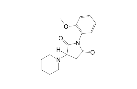 N-(o-methoxyphenyl)-2-piperidinosuccinimide