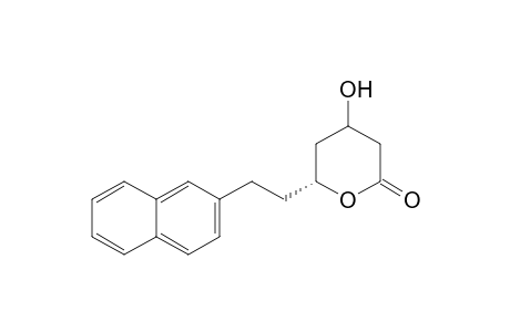 (6R)-4-Hydroxy-6-[2'-(2"-naphthyl)ethyl]-3,4,5,6-tetrahydro-2H-pyran-2-one