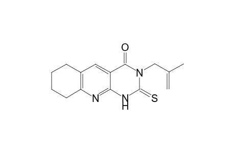 Pyrimido[4,5-b]quinolin-4(1H)-one, 2,3,6,7,8,9-hexahydro-3-(2-methyl-2-propenyl)2-thioxo-