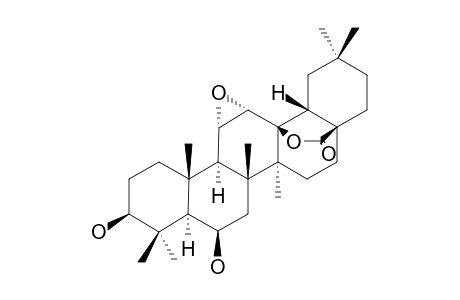 3.beta.,6.beta.-Dihydroxy-11.alpha.,12.alpha.-epoxy-Olean-28,13.beta.-olide