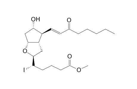 (+/-)-6BETA-(3-OXO-1E-OCTENYL)-7ALPHA-HYDROXY-3BETA-(1-IODO-4-METHOXYCARBONYLBUTYL)-CIS-2-OXABICYCLO[3.3.0]OCTANE