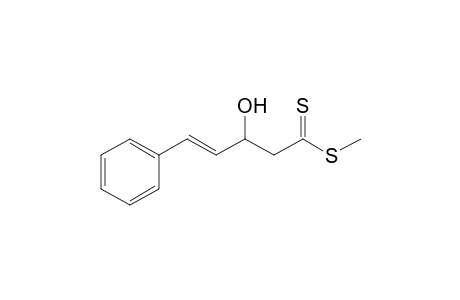 Methyl 3-hydroxy-5-phenylpent-4-enedithioate