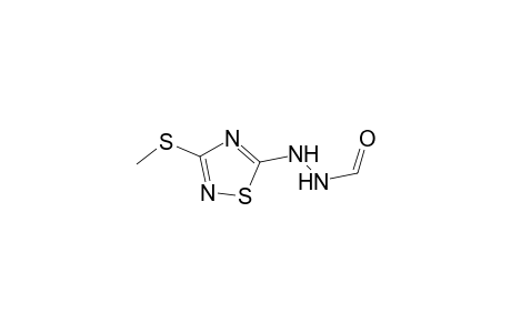 Hydrazinecarboxaldehyde, 2-[3-(methylthio)-1,2,4-thiadiazol-5-yl]-