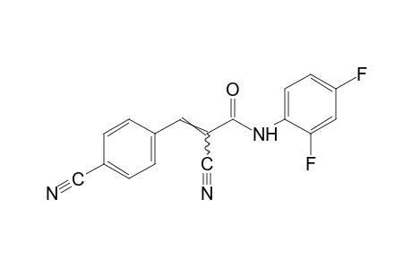 alpha,4-dicyano-2',4'-difluorocinnamanilide