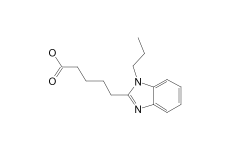 5-(1-Propyl-1,3-benzodiazol-2-yl)pentanoic acid