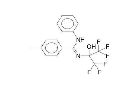 N-(ALPHA-HYDROXYHEXAFLUOROISOPROPYL)-N'-PHENYL(4-METHYL)BENZAMIDINE