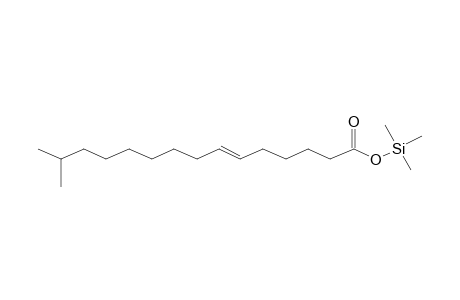 14-Methylpentadec-6-enoic acid, tms