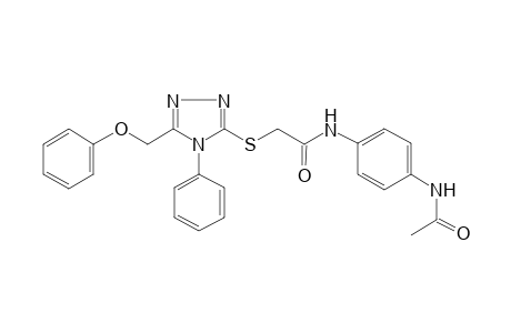 acetamide, N-[4-(acetylamino)phenyl]-2-[[5-(phenoxymethyl)-4-phenyl-4H-1,2,4-triazol-3-yl]thio]-