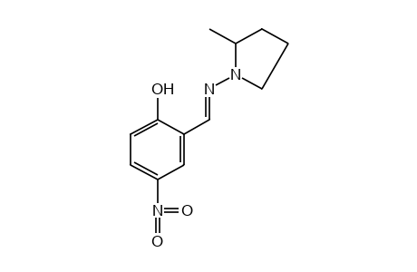 2-[N-(2-methyl-1-pyrrolidinyl)formimidoyl]-4-nitrophenol