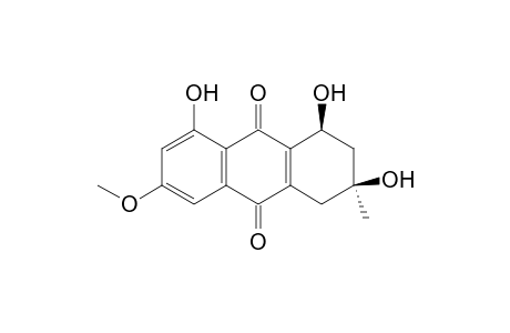 (1S,3S)-1,3,8-trihydroxy-6-methoxy-3-methyl-2,4-dihydro-1H-anthracene-9,10-dione