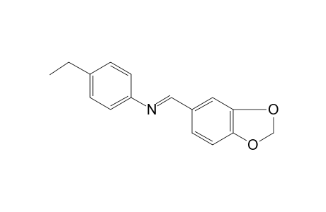 p-ethyl-N-piperonylideneaniline