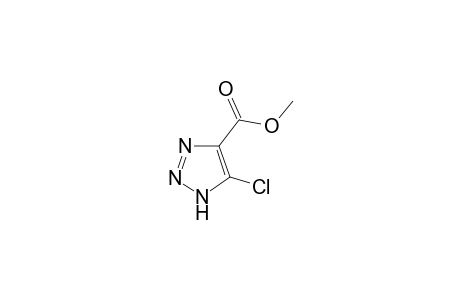 1H-1,2,3-triazole-4-carboxylic acid, 5-chloro-, methyl ester