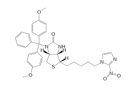 1-[2,2a,4,5,5a,6-Hexahydro-5-(4,4'-dimethoxytrityl)-3H-4-oxothieno[3,4-d]imidazol-2-yl]-5-(2-nitroimidazol-1-yl)pentane