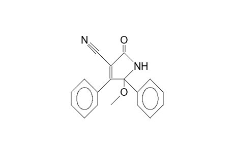 3-Cyano-4,5-diphenyl-5-methoxy-2(5H)-pyrrolone