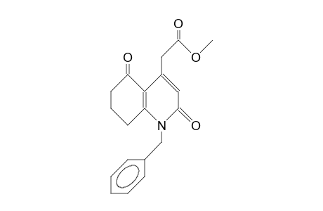 Methyl 1-benzyl-5,6,7,8-tetrahydro-5-oxo-2-quinolon-4-yl acetate
