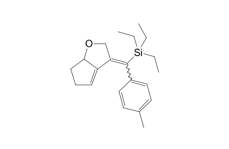 (E/Z)-((6,6a-Dihydro-2H-cyclopenta[b]furan-3(5H)-ylidene)(p-tolyl)methyl)triethylsilane