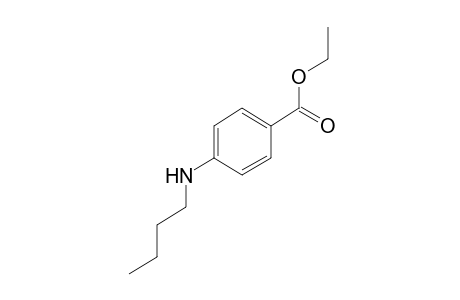 p-(butylamino)benzoic acid, ethyl ester