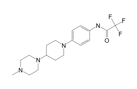 4-(4-(4-Methylpiperazin-1-yl)piperidin-1-yl)aniline, N-trifluoroacetyl-