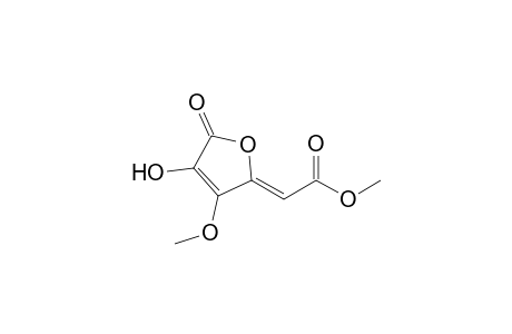 4-METHOXY-5-[Z-(METHOXYCARBONYLMETHYLIDENE)]-3-HYDROXY-2-FURANONE