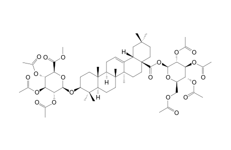 3-O-BETA-D-METHYLGLUCURONOPYRANOSYL-28-O-BETA-D-GLUCOPYRANOSYL-OLEANOLATE-METHYLESTER-PERACETYLATED