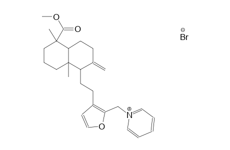 1-[(3-{2-[(1S,5S,8aR)-5-(methoxycarbonyl)-5,8a-dimethyl-2-methylenedecahydro-1-naphthalenyl]ethyl}-2-furyl)methyl]pyridinium bromide