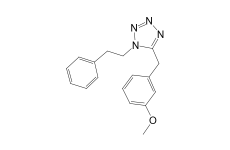 5-(3-Methoxybenzyl)-1-phenethyl-1H-tetrazole