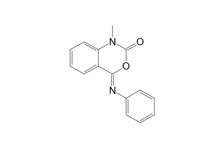 (Z)-1-Methyl-4-(phenylimino)-1,4-dihydro-2H-(3,1)-benzoxazin-2-one