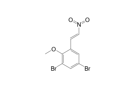 Ethene, 1-(2-methoxy-,3,5-dibromophenyl)-2-nitro-