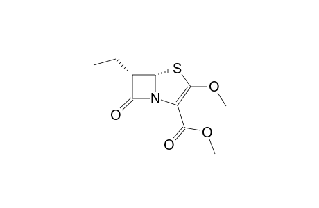 Methyl (6S,6aS)-6-ethyl-2-methoxy-5-oxo-6,6a-dihydro-5H-azeo[2,1-b][1,3]thiazole-3-carboxylate