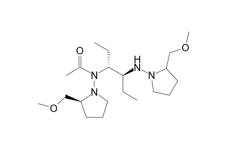 (1R,2R,2'S,2"S)-(-)-N-[1-Ethyl-2-(2-methoxymethylpyrrolidin-1-ylamino)butyl]-N-(2-methoxymethylpyrrolidin-1-yl)acetamide