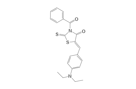 Thiazolidin-4-one, 3-benzoyl-5-(4-diethylaminobenzylidene)-2-thioxo-