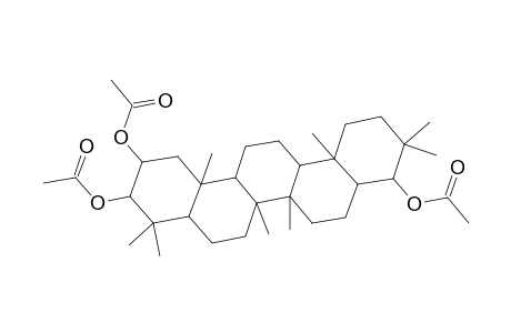 Gammacerane-2,3,22-triol, triacetate, (2.alpha.,3.beta.,8.alpha.,9.beta.,13.alpha.,14.beta.,17.alpha.,18.beta.,22.alpha.)-