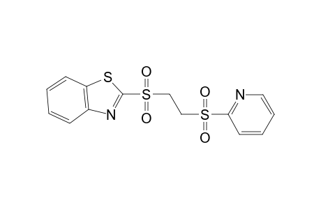 2-{[2-(2-Pyridinylsulfonyl)ethyl]sulfonyl}-1,3-benzothiazole