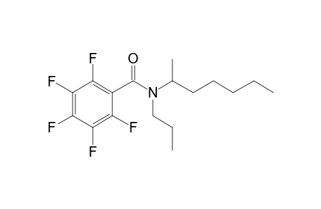 Benzamide, pentafluoro-N-propyl-N-(hept-2-yl)-