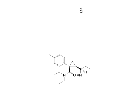 (1S,2R)-1-(4-METHYLPHENYL)-2-[(S)-1-AMINOPROPYL]-N,N-DIETHYLCYCLOPROPANECARBOXAMIDE-HYDROCHLORIDE