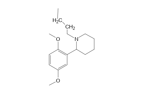 1-butyl-2-(2,5-dimethoxyphenyl)piperidine