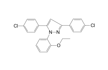 2-[3,5-bis(4-chlorophenyl)-1H-pyrazol-1-yl]phenyl ethyl ether