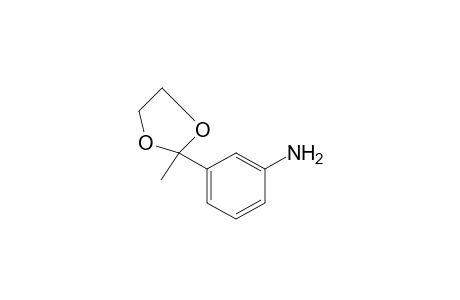 2-(m-aminophenyl)-2-methyl-1,3-dioxolane