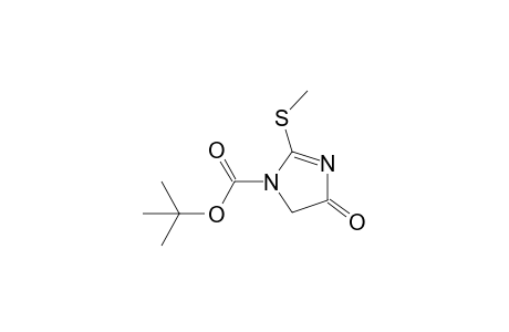 tert-butyl 2-(methylthio)-4-oxo-4,5-dihydro-1H-imidazole-1-carboxylate