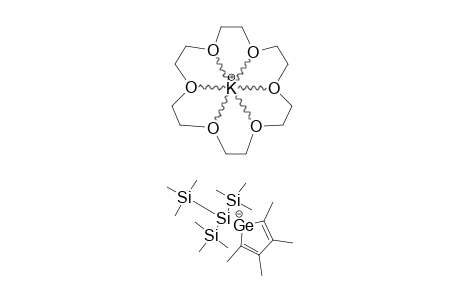 [K(18-CROWN-6)]-[C4ME4GESI(SIME3)3]