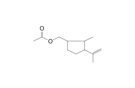 Cyclopentane, 1-acetoxymethyl-3-isopropenyl-2-methyl-