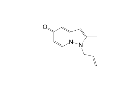 2-Methyl-1-(prop-2'-enyl)-1H-pyrazolo[1,5-a]pyridin-5-one