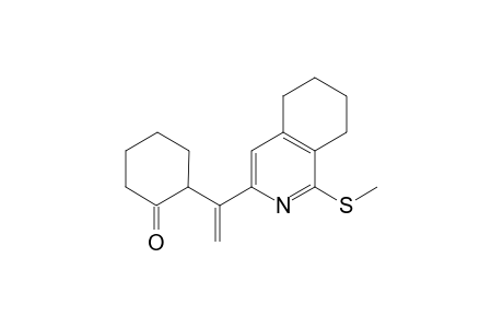 2-[1-(1-Methylthio-5,6,7,8-tetrahydroisoquinolin-3-yl)vinyl]clohexanone isomer