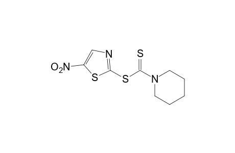 1-piperidinecarbodithioic acid, 5-nitro-2-thiazolyl ester