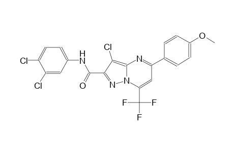 pyrazolo[1,5-a]pyrimidine-2-carboxamide, 3-chloro-N-(3,4-dichlorophenyl)-5-(4-methoxyphenyl)-7-(trifluoromethyl)-