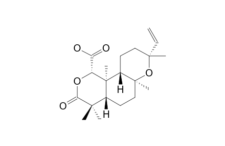 ENT-13-EPI-8,13-EPOXY-2-OXA-3-OXOLABD-14-ENE-1R-CARBOXYLIC-ACID