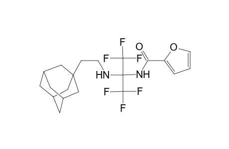 N-[1-[2-(1-adamantyl)ethylamino]-2,2,2-trifluoro-1-(trifluoromethyl)ethyl]-2-furamide